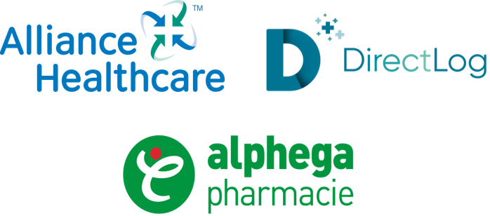 logo Alliance Healthcare Alphega Pharmacie et DirectLog